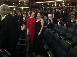 Juliet Hébert and Lori-etta Taub at the 67th Primetime Emmy Awards